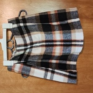Plaid schoolgirl miniskirt
